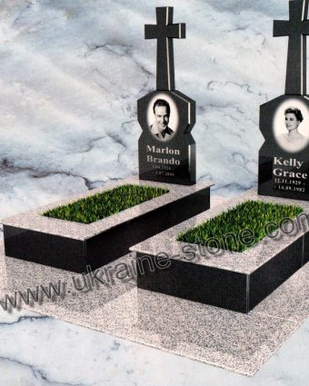 Подвійний гранітний пам'ятник